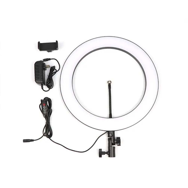Светодиодная кольцевая лампа Dimmable Portable J360 36 см - изображение 4