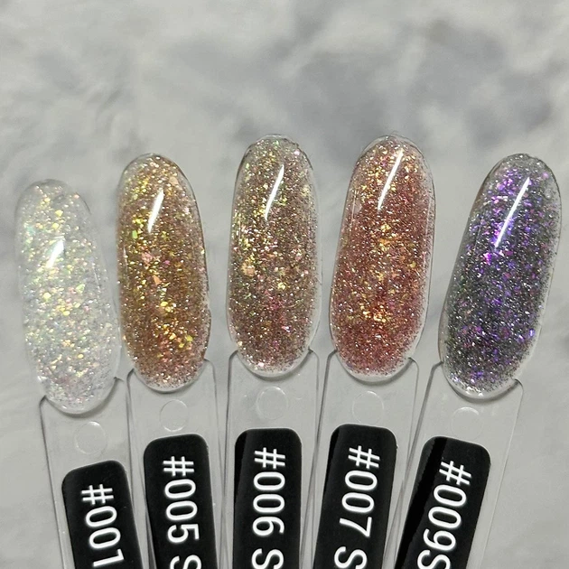 Моделирующий гель для наращивания ногтей Victoria Avdeeva Builder Gel Starry Night №05 15 мл - изображение 3
