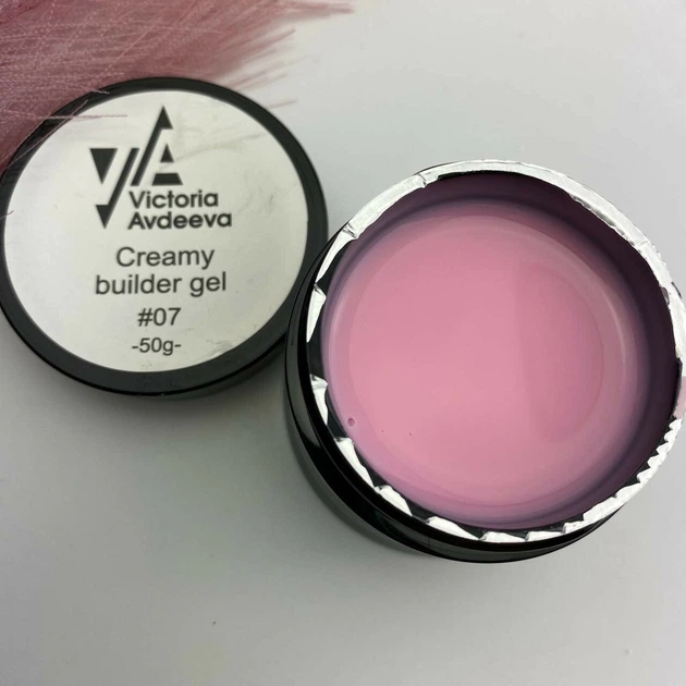 Моделирующий крем-гель для наращивания ногтей Victoria Avdeeva Creamy Builder Gel №07 50 мл - изображение 2