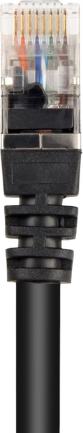 Patchcord Sharkoon SFTP RJ45 Cat.6 20 m Black (4044951020393) - obraz 4