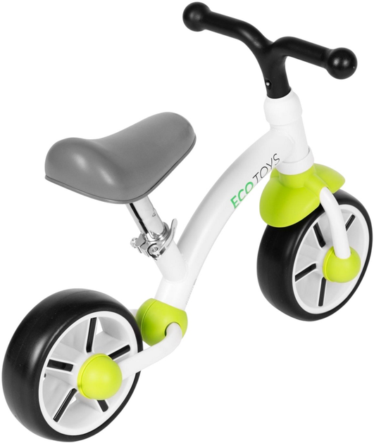 Біговел EcoToys LC-V1252 White/Green (5905817006021) - зображення 3