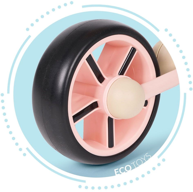 Біговел EcoToys LC-V1252 Pink (5905817006038) - зображення 8