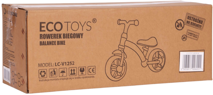 Біговел EcoToys LC-V1252 Pink (5905817006038) - зображення 11