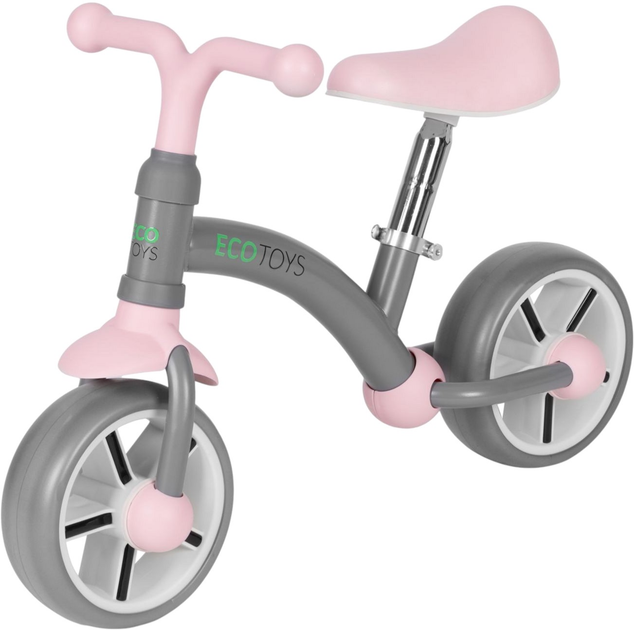 Біговел EcoToys LC-V1252 Grey/Pink (5905817006359) - зображення 3