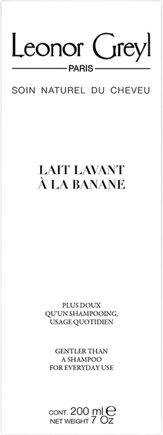 Шампунь для волосся Leonor Greyl Lait Lavant A La Banane 200 мл (3450870020061) - зображення 4