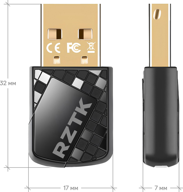 Bluetooth-адаптер RZTK BT V5.4 - зображення 9