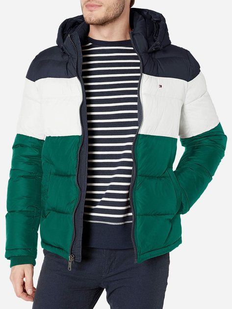 Куртка демисезонная с капюшоном мужская Tommy Hilfiger 803802975 2XL Разноцветная (1159827475) 