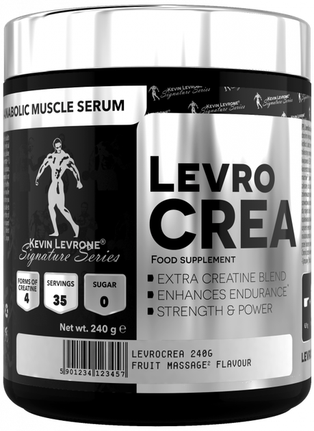 Креатин Kevin Levrone Levro Crea Jar Dragon Fruit 240 г (5903719217293) - зображення 1