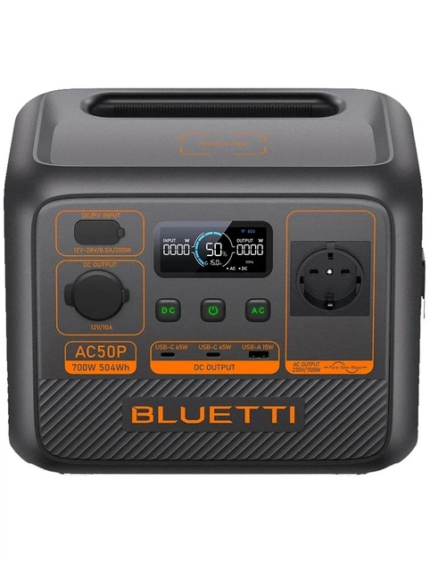 Зарядна станція Bluetti AC50P, 700 Вт, 504 Вт*год EU - зображення 2