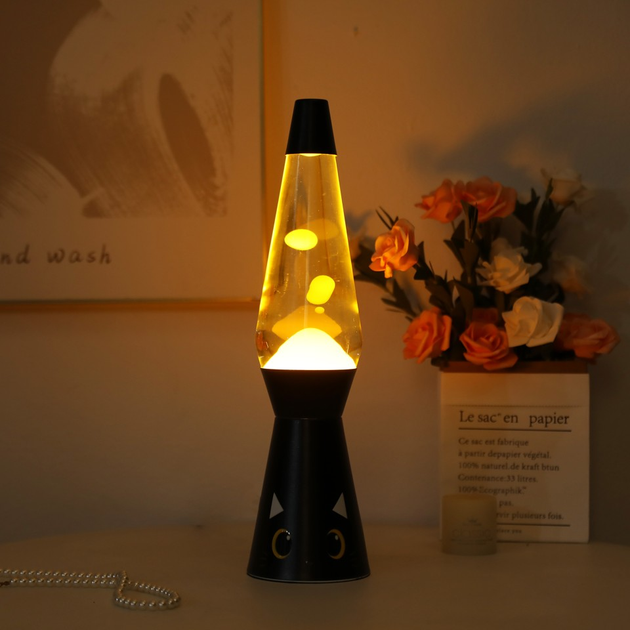 Нічник iTotal Lava Lamp Black Cat (8059037075842) - зображення 4