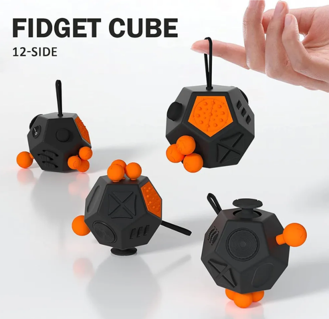 Кубик HBC Fidget для снятия стресса и тревоги (11648) - изображение 3