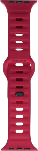 Ремінець Evelatus Sport Silicone Strap для Apple Watch Series 1/2/3/4/5/6/7/8/SE 38-41 мм Cherry (4752192077488) - зображення 1