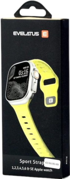 Pasek Evelatus Sport Silicone Strap do Apple Watch Series 1/2/3/4/5/6/7/8/SE 38-41 mm Sea Green (4752192077389) - obraz 3
