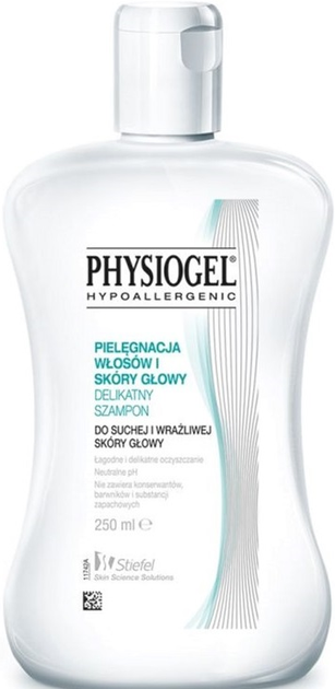 Шампунь Physiogel Hypoallergenic для сухої і чутливої шкіри голови 250 мл (4251575904255) - зображення 1