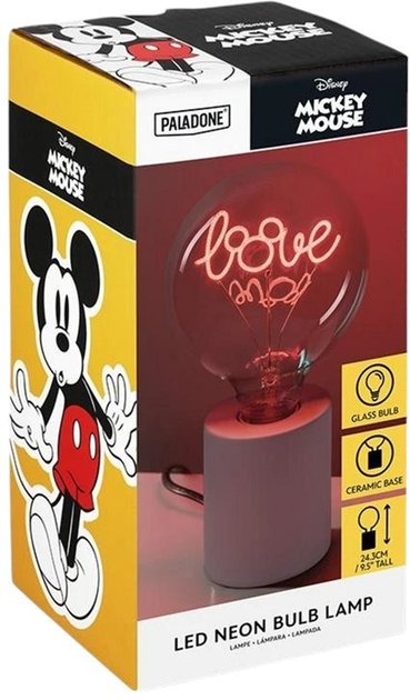 Неонова лампа Paladone Disney Mickey Mouse 24.3 см (5056577748222) - зображення 5