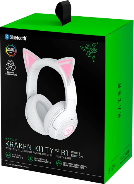 Навушники Razer Kraken Kitty V2 BT White (RZ04-04860600-R3M1) - зображення 7