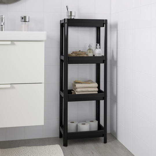 Этажерка VESKEN IKEA 304.508.07 черный - изображение 3