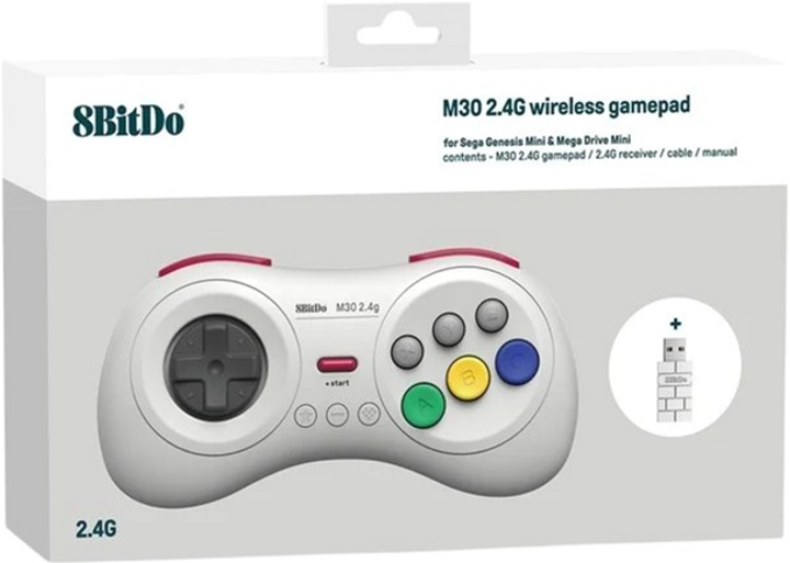 Kontroler bezprzewodowy 8BitDo M30 2.4G Wireless Gamepad (6922621504016) - obraz 10