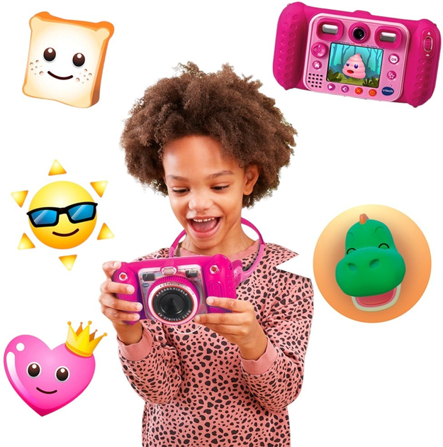 Aparat cyfrowy VTech KidiZoom Duo Pro Summer Bundle Pink (80-520093) - obraz 7