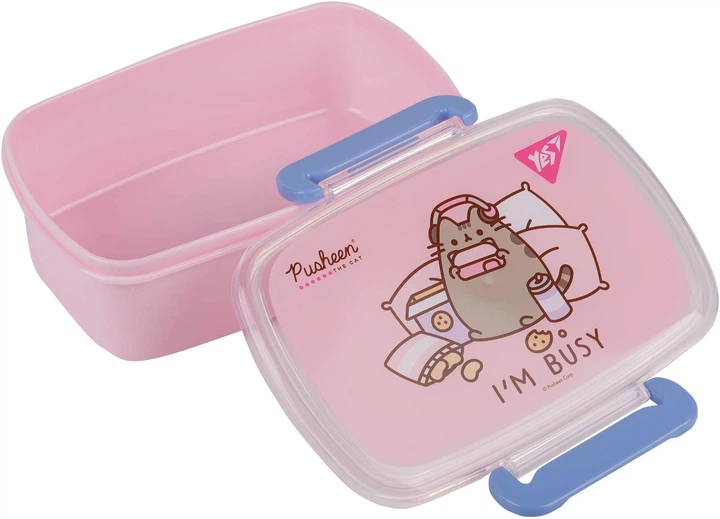 Контейнер Yes Pusheen 750 мл Розовый (708367) (5056574452078) - Фото 2 Контейнер Yes Pusheen 750 мл Розовый (708367) (5056574452078) - изображение 2
