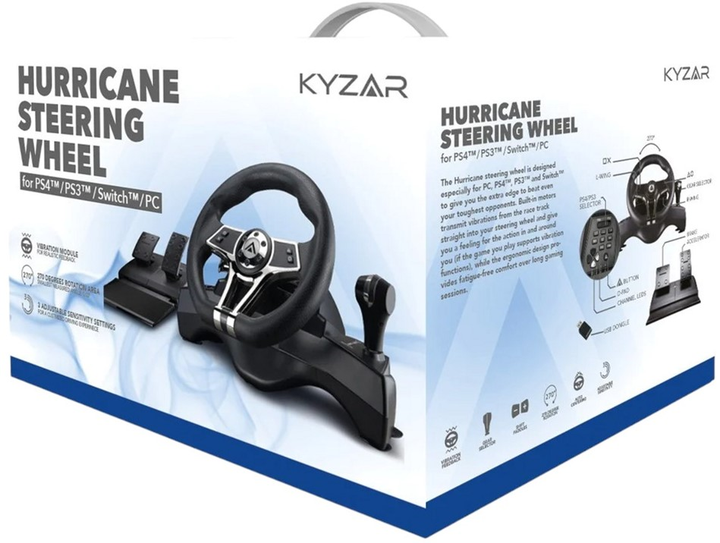 Kierownica Kyzar Playstation Steering Wheel (4260122886586) - obraz 3