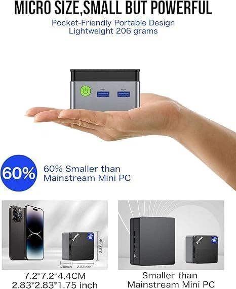 ばふぁりん　GMKtec N97 G5 12GB+256GB NucBox Amazon.com: GMKtec Mini PC NucBox G5, Intel 12th Gen Alder