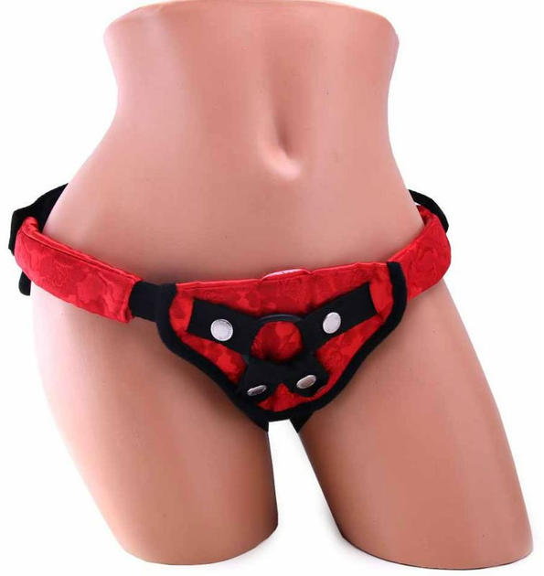 Трусы для страпона Red Lace Corsette Strap-On (17834000000000000) - изображение 1