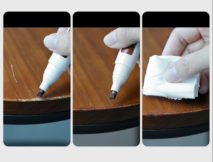 Набір маркерів та воскових олівців для реставрації меблів Furniture Touch-Up 6 штук (ІІ) 33856 - зображення 7