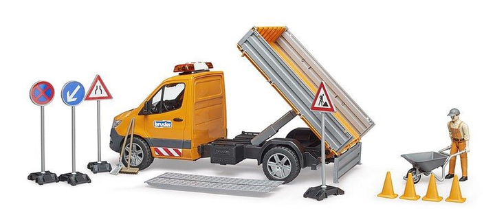 Samochód komunalny Bruder MB Sprinter 02677 (4001702026776) - obraz 4