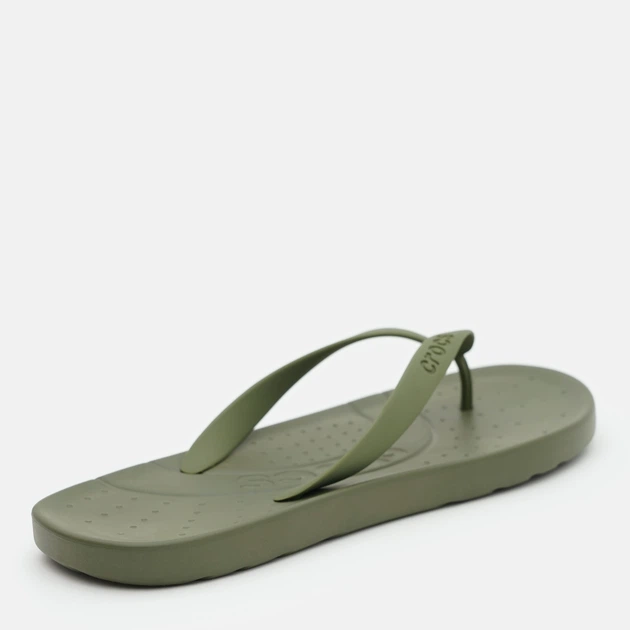 Мужские вьетнамки для пляжа Crocs Flip Agr 210089-309 48-49 (M13) 31 см Army Green (198445111310) - Фото 4 Мужские вьетнамки для пляжа Crocs Flip Agr 210089-309 48-49 (M13) 31 см Army Green (198445111310) - изображение 4