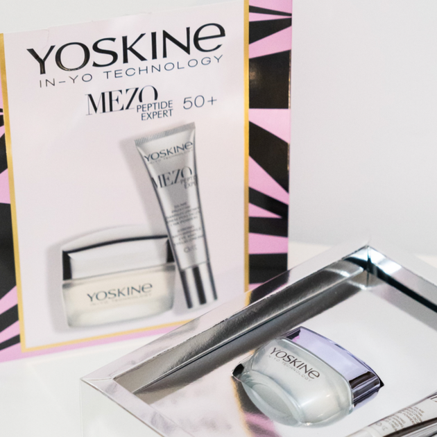 Набір для догляду за обличчям Yoskine Mezo Peptide Expert 50+ Крем проти зморшок 50 мл + Крем для повік і шкіри навколо очей 15 мл (5900525087744) - зображення 3