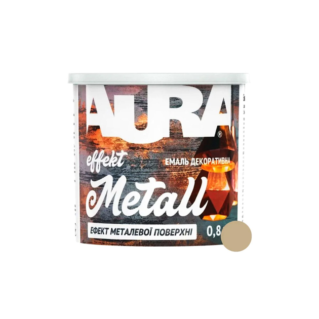 Емаль акрилова Aura Effekt Metall декоративна хамелеон 0,8 кг - зображення 1