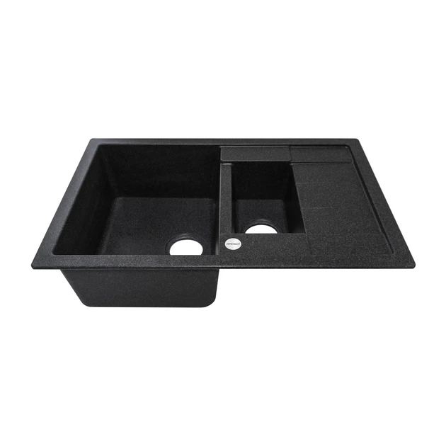 Кухонна мийка Adamant Anila Plus 03 77,5*49,5 см чорна - Фото 2 Кухонна мийка Adamant Anila Plus 03 77,5*49,5 см чорна - зображення 2