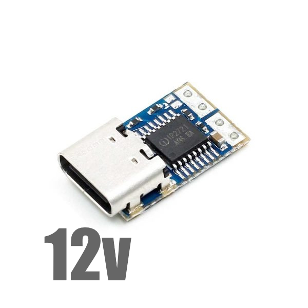 Модуль PD триггер 12в USB Type-C PD 2.0 3.0 для питания ноутбука роутера ip2721 - Фото 1 Модуль PD триггер 12в USB Type-C PD 2.0 3.0 для питания ноутбука роутера ip2721 - изображение 1