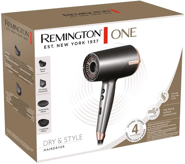 Фен Remington D6077 One Dry and Style - изображение 3