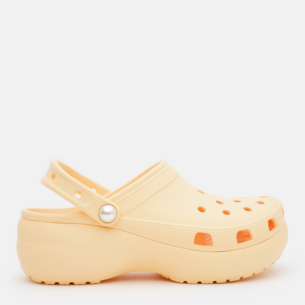 Жіночі крокси Crocs Classic Platform Pearl Clog GdH 211231-78Z 41-42 (W10) 26 см Golden Hour від Rozetka на платформі USKIDKA Акція на Жіночі крокси Crocs Classic Platform Pearl Clog GdH 211231-78Z 41-42 (W10) 26 см Golden Hour від Rozetka