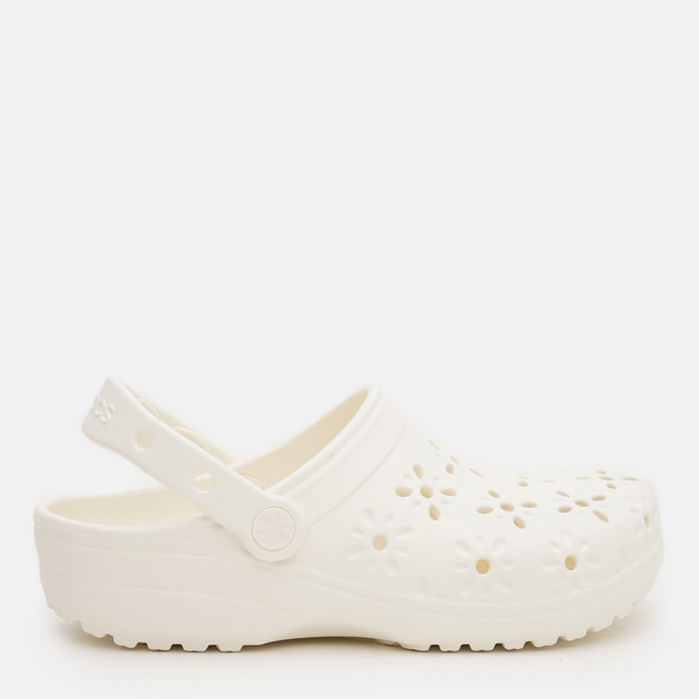 Жіночі крокси Crocs Classic Floral Cut Out Clog Chk 210927-0WV 38-39 (M6/W8) 24 см Chalk від Rozetka на платформі USKIDKA Акція на Жіночі крокси Crocs Classic Floral Cut Out Clog Chk 210927-0WV 38-39 (M6/W8) 24 см Chalk від Rozetka