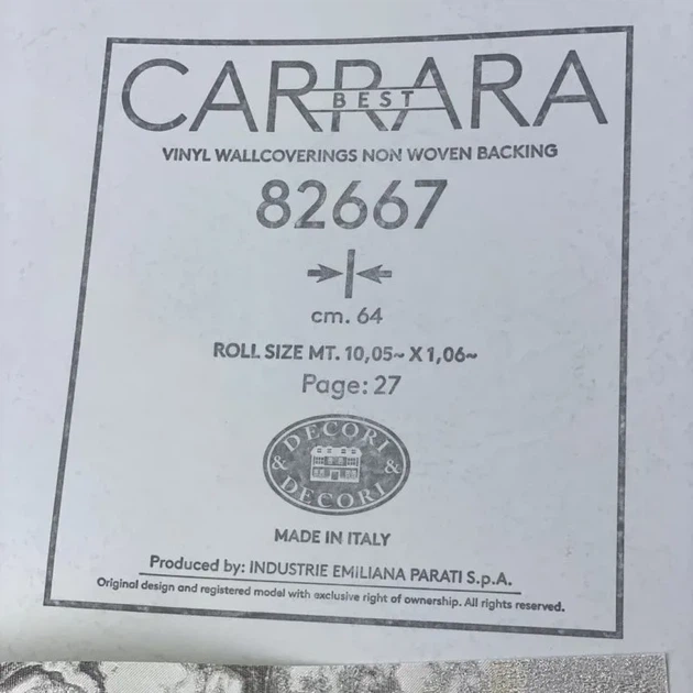 Обои Emiliana Parati Carrara Best 82667 - изображение 3