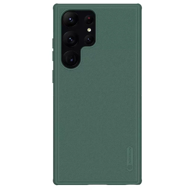 Чехол Nillkin Matte Pro для Samsung Galaxy S23 Ultra Зеленый / Deep Green - Фото 1 Чехол Nillkin Matte Pro для Samsung Galaxy S23 Ultra Зеленый / Deep Green - изображение 1