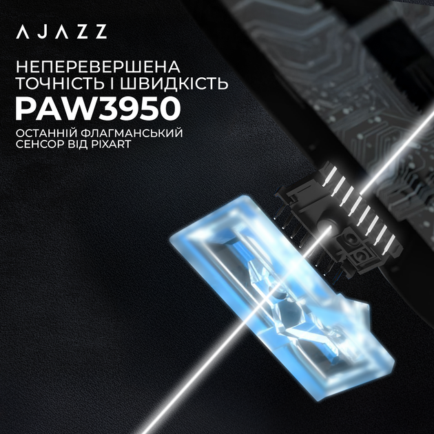 Мышка Ajazz AJ159 APEX Wireless (AJM159-A-B) Black - изображение 11
