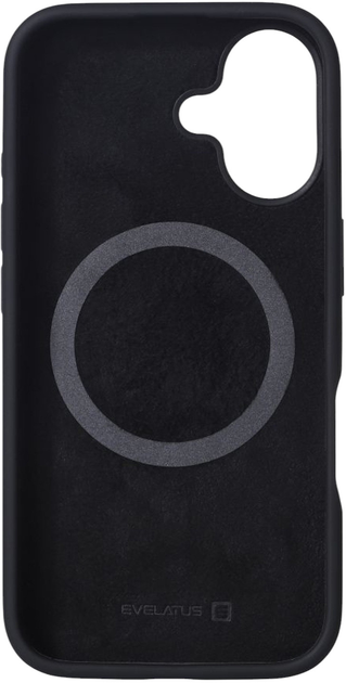 Панель Evelatus Premium MagSafe Soft Touch Silicone Case для Apple iPhone 16 Black (4752192090661) - зображення 3