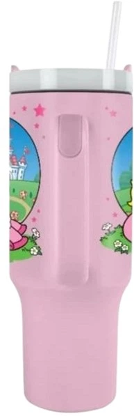 Дорожня кружка з соломинкою Pyramid International Super Mario Peach 1180 мл (5050576281650) - зображення 5