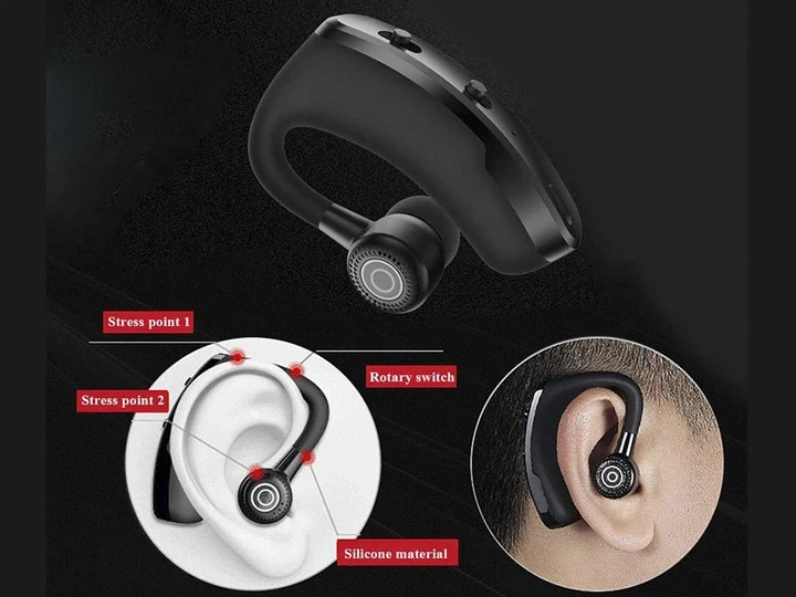 Гарнітура Bautech Bluetooth V9 для Android iPhone Samsung Huawei LG HTC - Фото 6 Гарнітура Bautech Bluetooth V9 для Android iPhone Samsung Huawei LG HTC - зображення 6