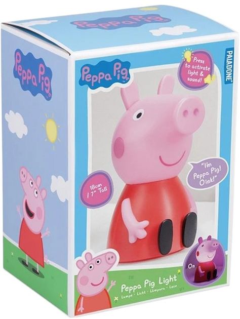 Lampka Paladone Świnka Peppa 18 cm (5056577736441) - obraz 6