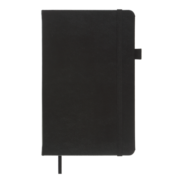 Книга записна Buromax Etalon 125*195мм 96 аркушів у крапку обкладинка штучна шкіра Чорна (BM.291360-01) - зображення 2