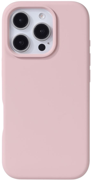 Панель Evelatus Premium MagSafe Soft Touch Silicone Case для Apple iPhone 16 Pro Pink Sand (4752192090715) - зображення 1