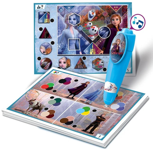 Gra interaktywna Clementoni Quiz Frozen 16672 (8005125166725) - obraz 3