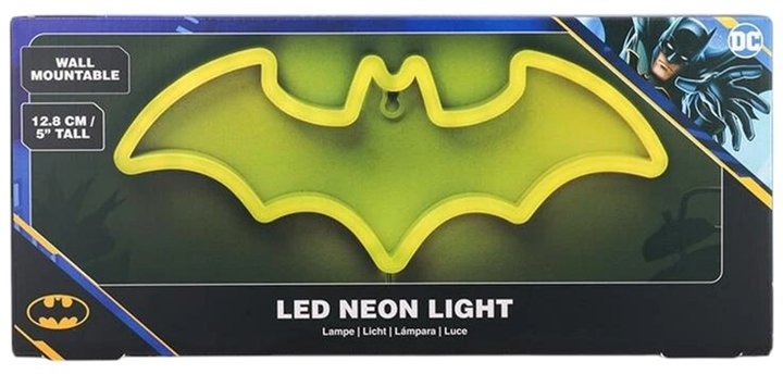 Lampka neonowa ścienna Paladone DC Comics Batman 12.8 cm (5056577741223) - obraz 3
