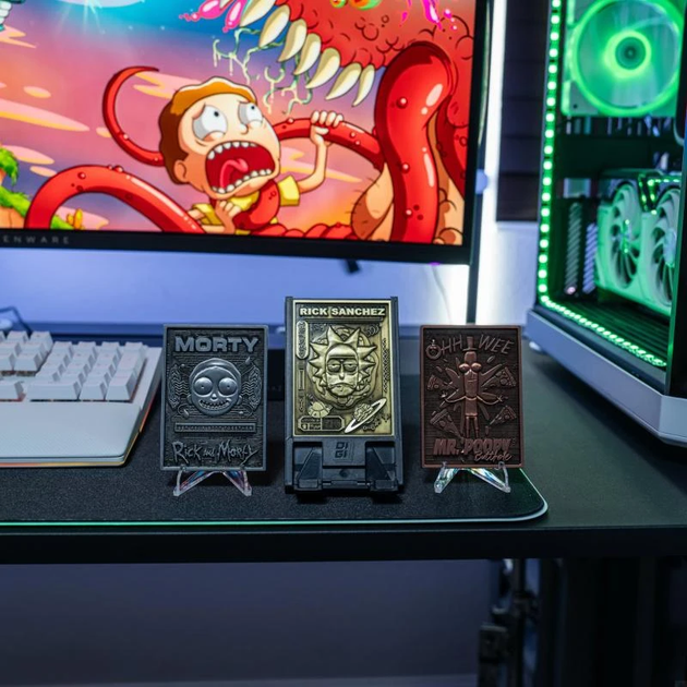 Stojak na telefon Exquisite Gaming Rick & Morty i 3 płytki Digiplates (5060525897009) - obraz 13