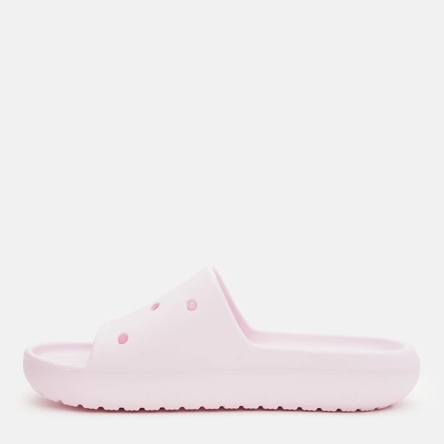 Женские шлепанцы для пляжа Crocs Classic Slide v2 PkM 209401-6ZW 41-42 (M8/W10) 26 см Pink Milk (198445106392) - изображение 4